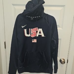 Nike Navy USA Logo Hoodie